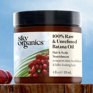 SKY ORGANICS 100% Raw & Unrefined Batana Oil. Hair & Scalp nourishment 4 oz. NEW